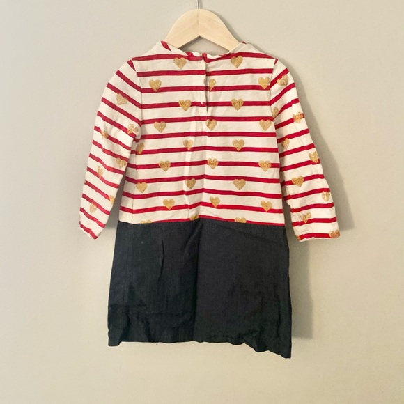 Baby Gap Long Sleeve Heart Dress - Picture 2 of 3